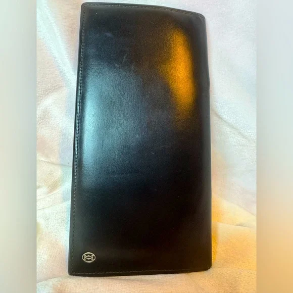Cartier Pasha Vintage Black Leather Long Wallet - Picture 1 of 13